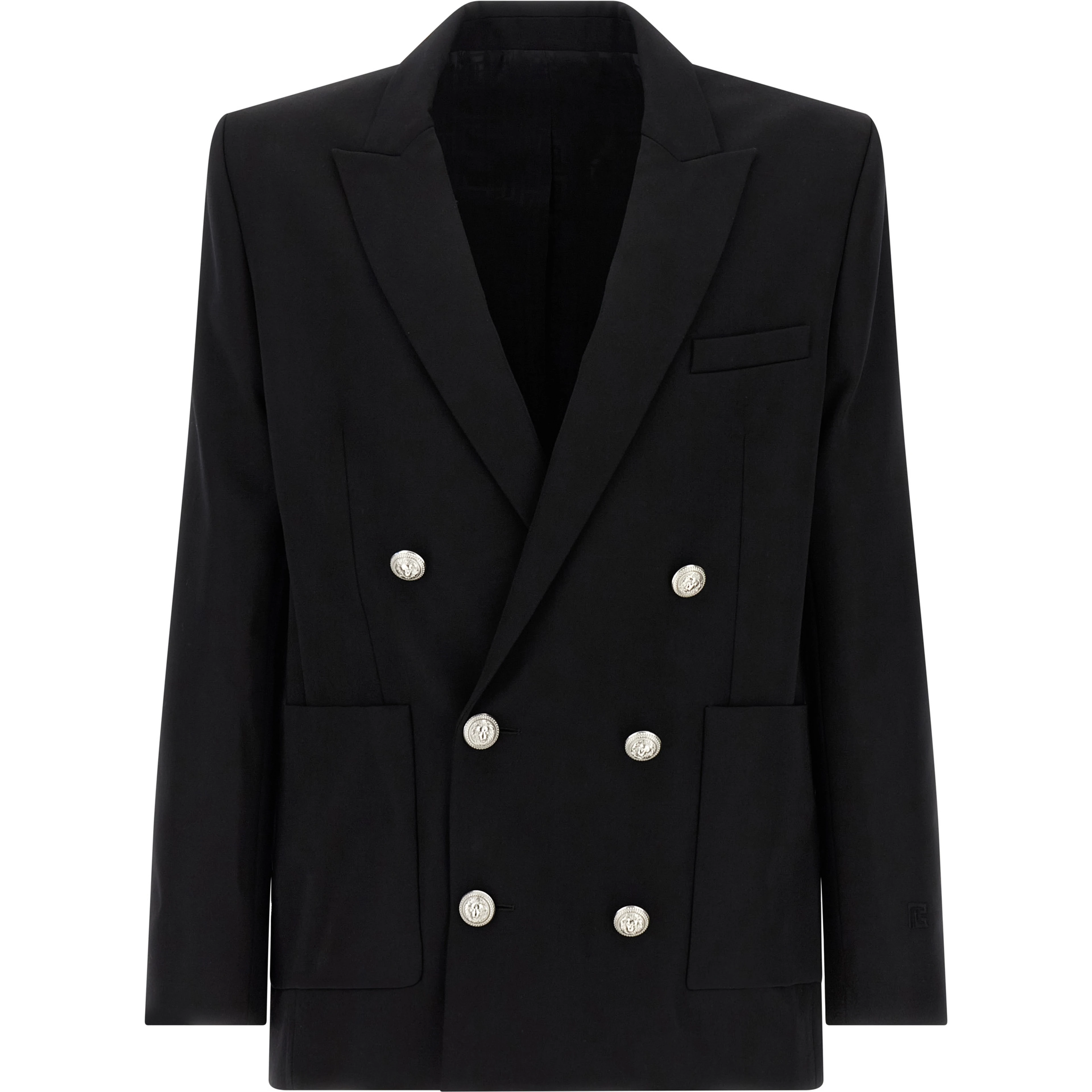 Black Virgin Wool Blazer