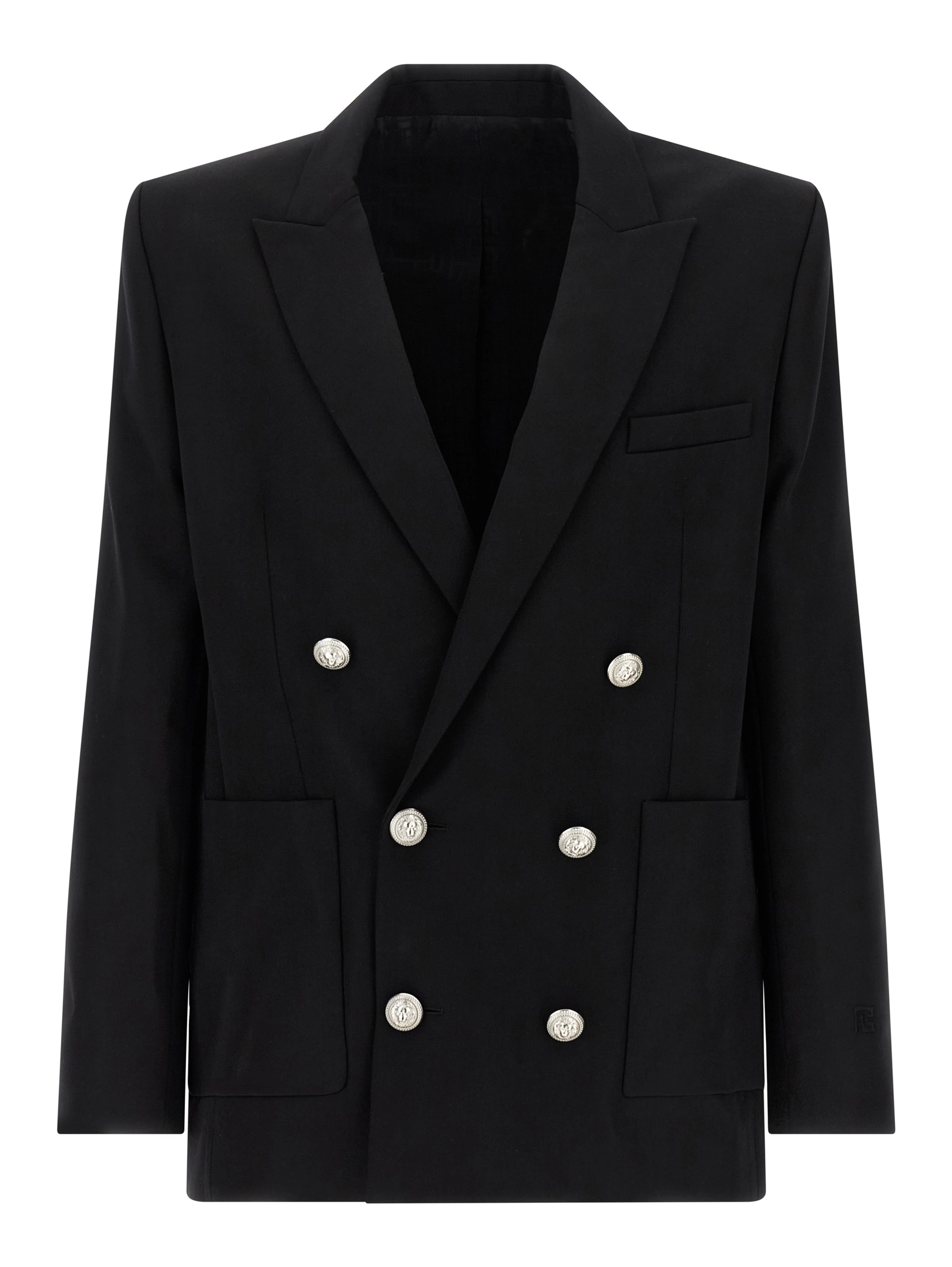 Black Virgin Wool Blazer