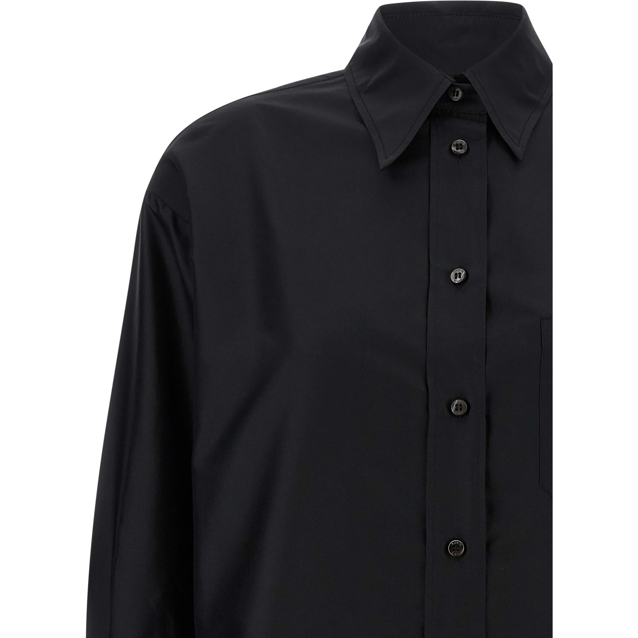 Black Silk Blouse