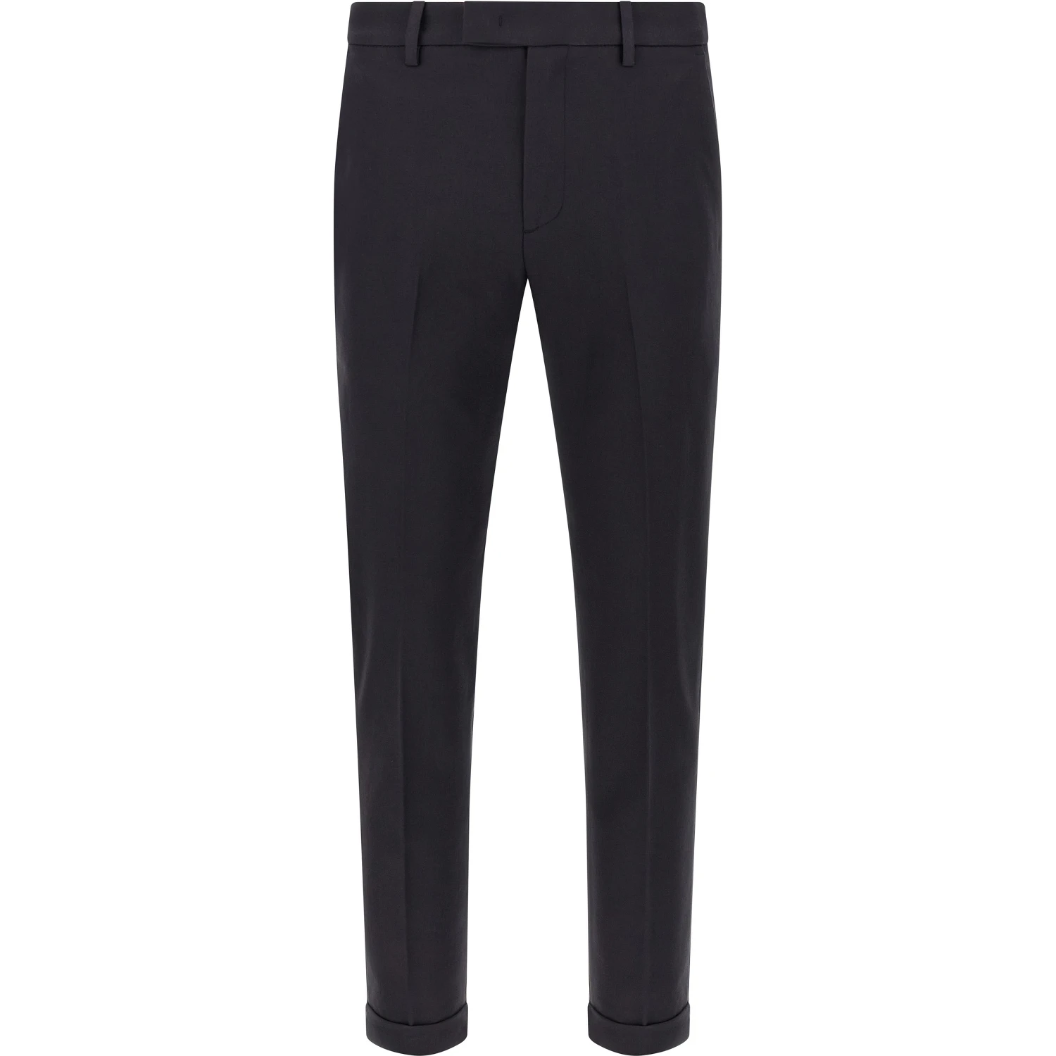 Blue Cotton Chino Pants