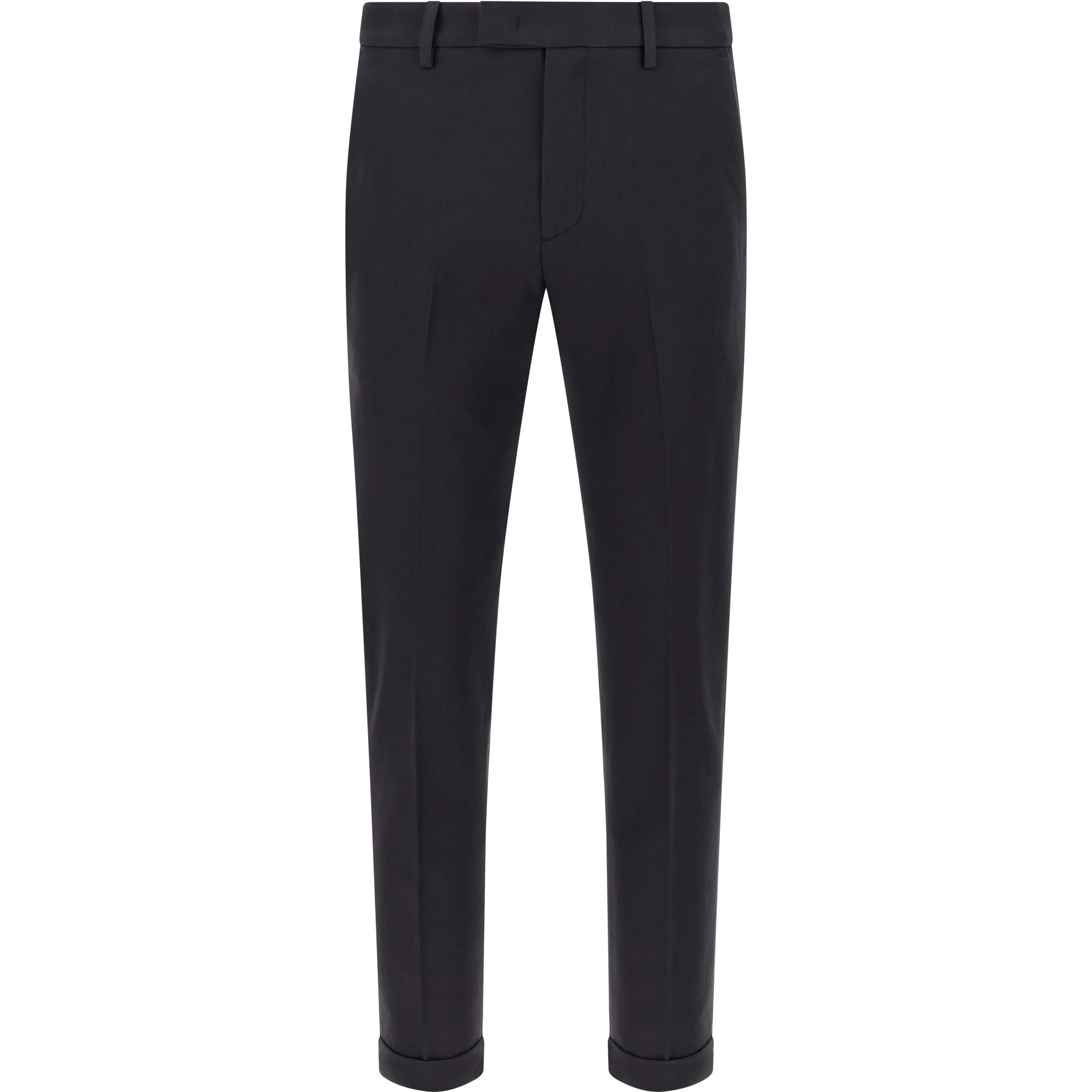 Blue Cotton Chino Pants
