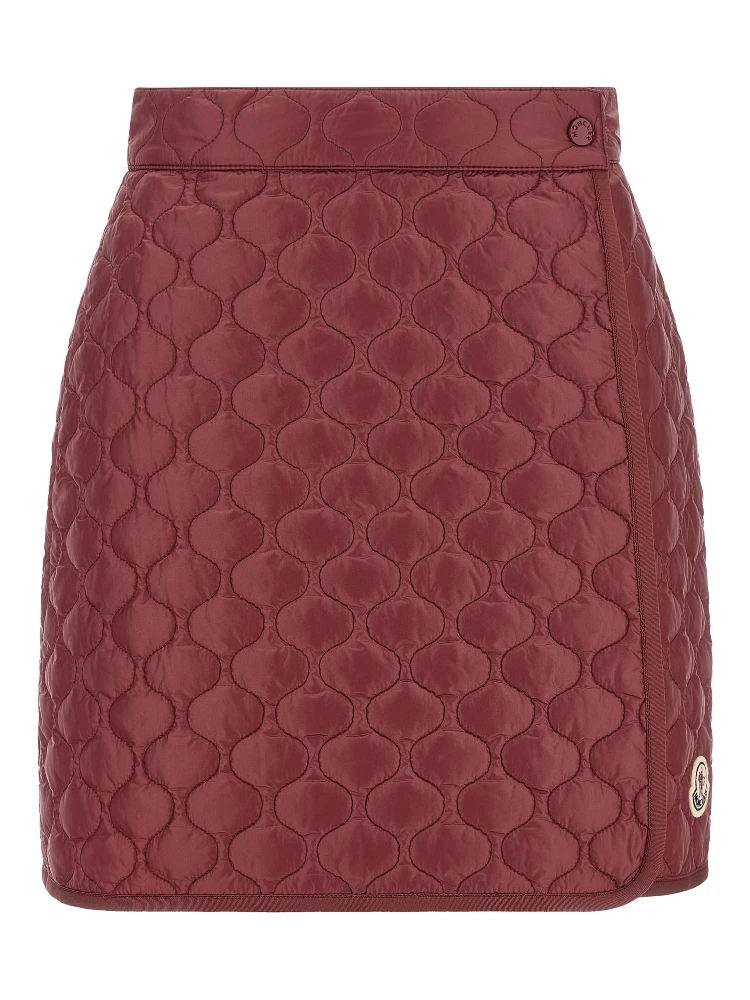 Bordeaux Polyamide Long Skirt