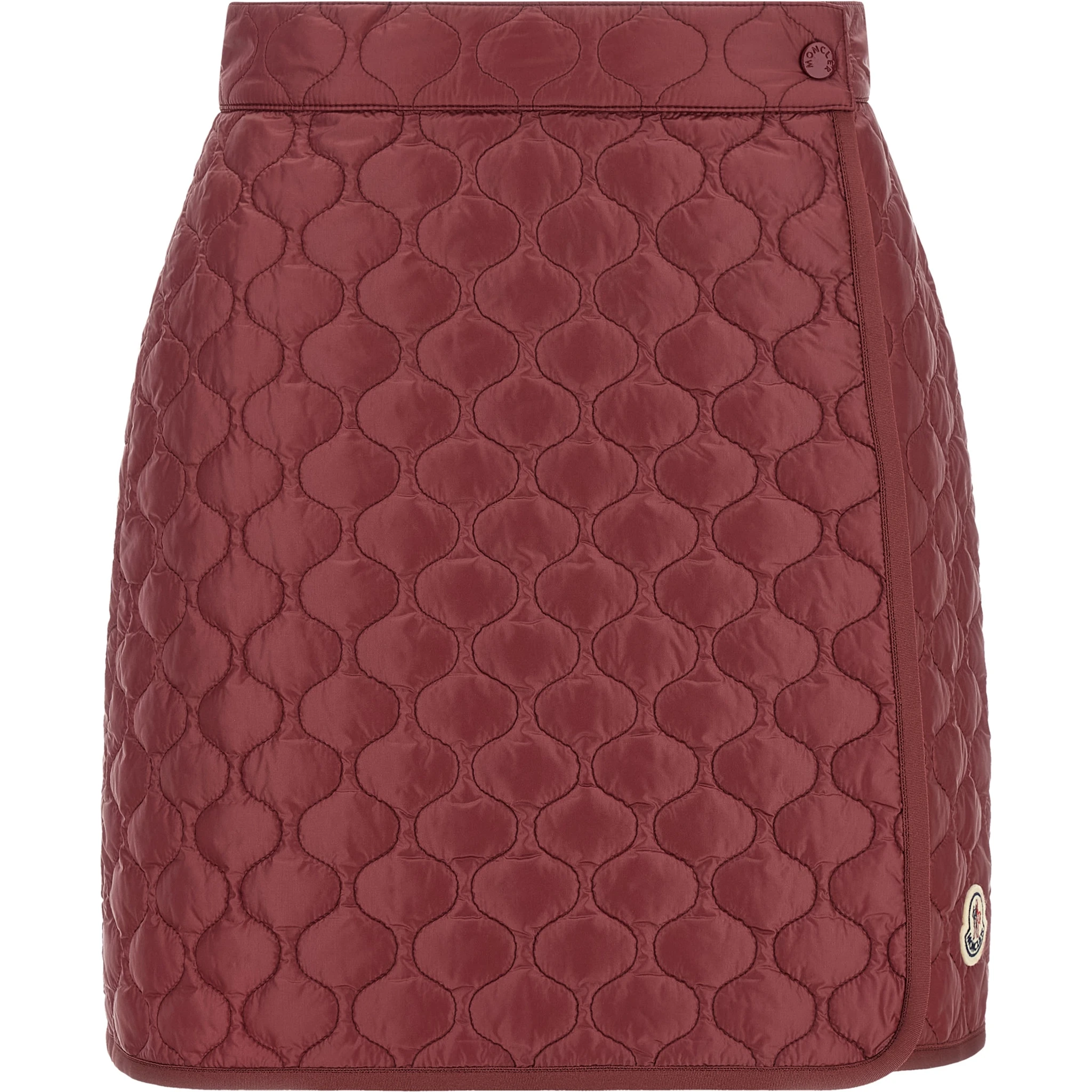 Bordeaux Polyamide Long Skirt