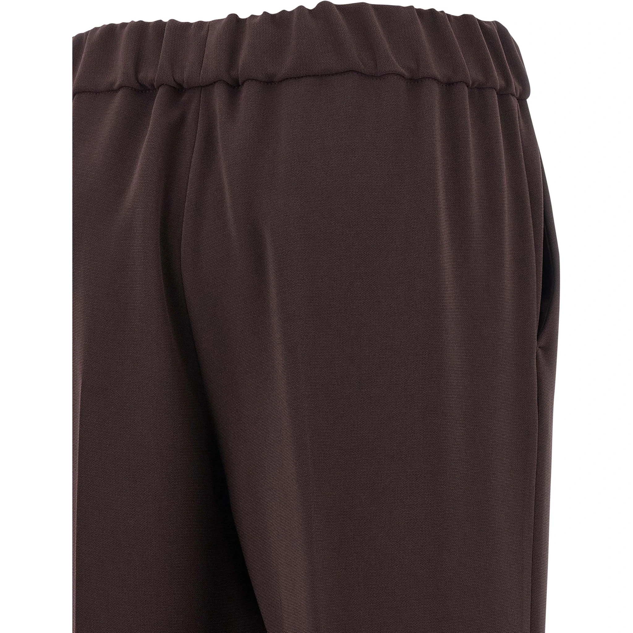 Brown Triacetate Casual Pants