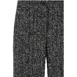 Bicolor Virgin Wool Casual Pants