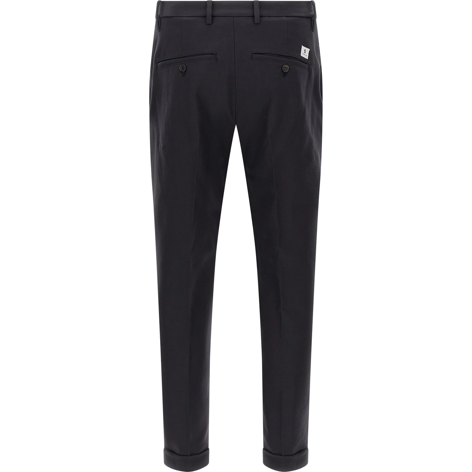 Blue Cotton Chino Pants