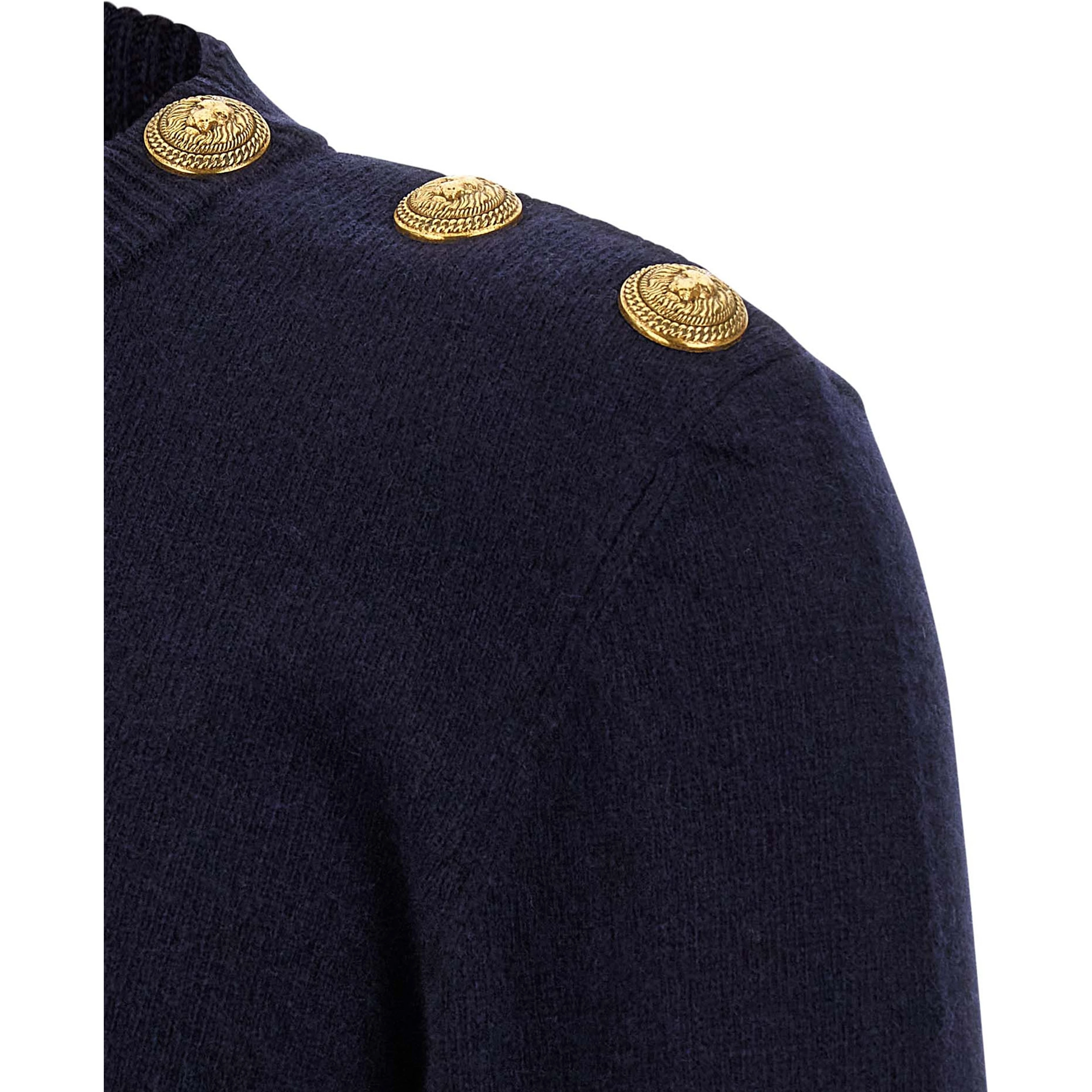 Blue Cashmere Cardigan