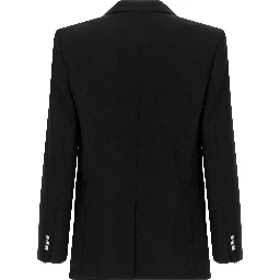 Black Virgin Wool Blazer
