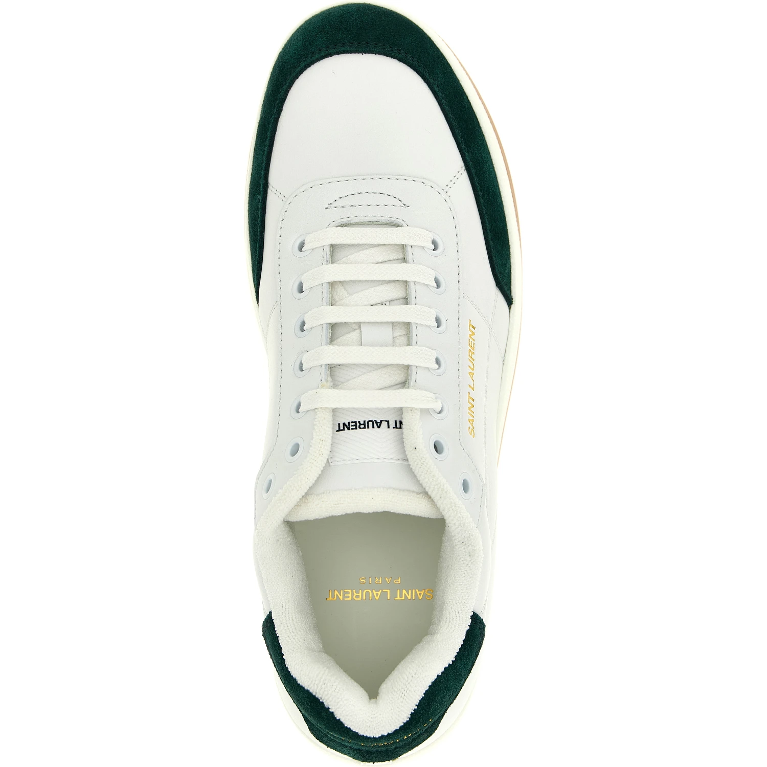 Bicolor Calfskin Low Top Sneakers