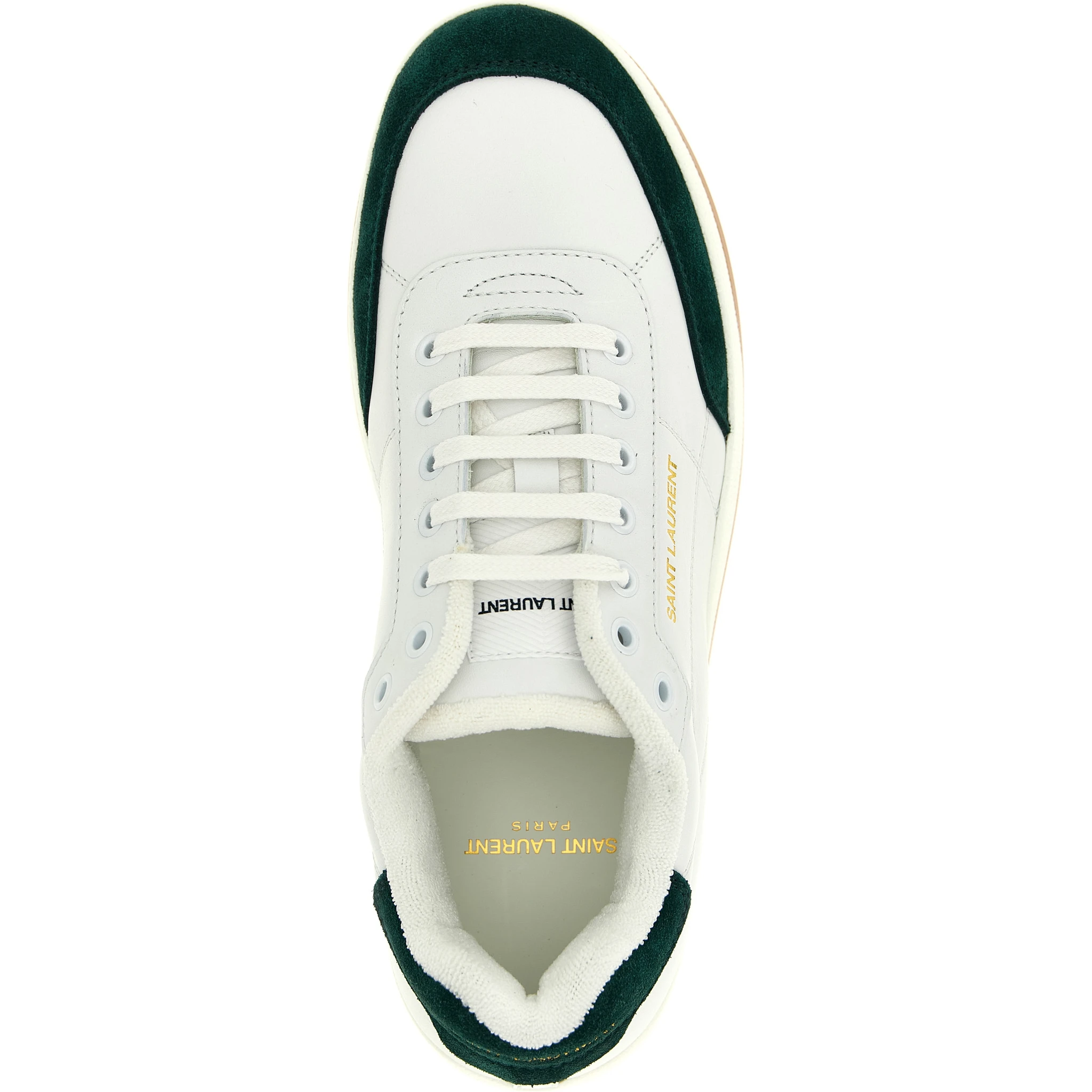 Bicolor Calfskin Low Top Sneakers
