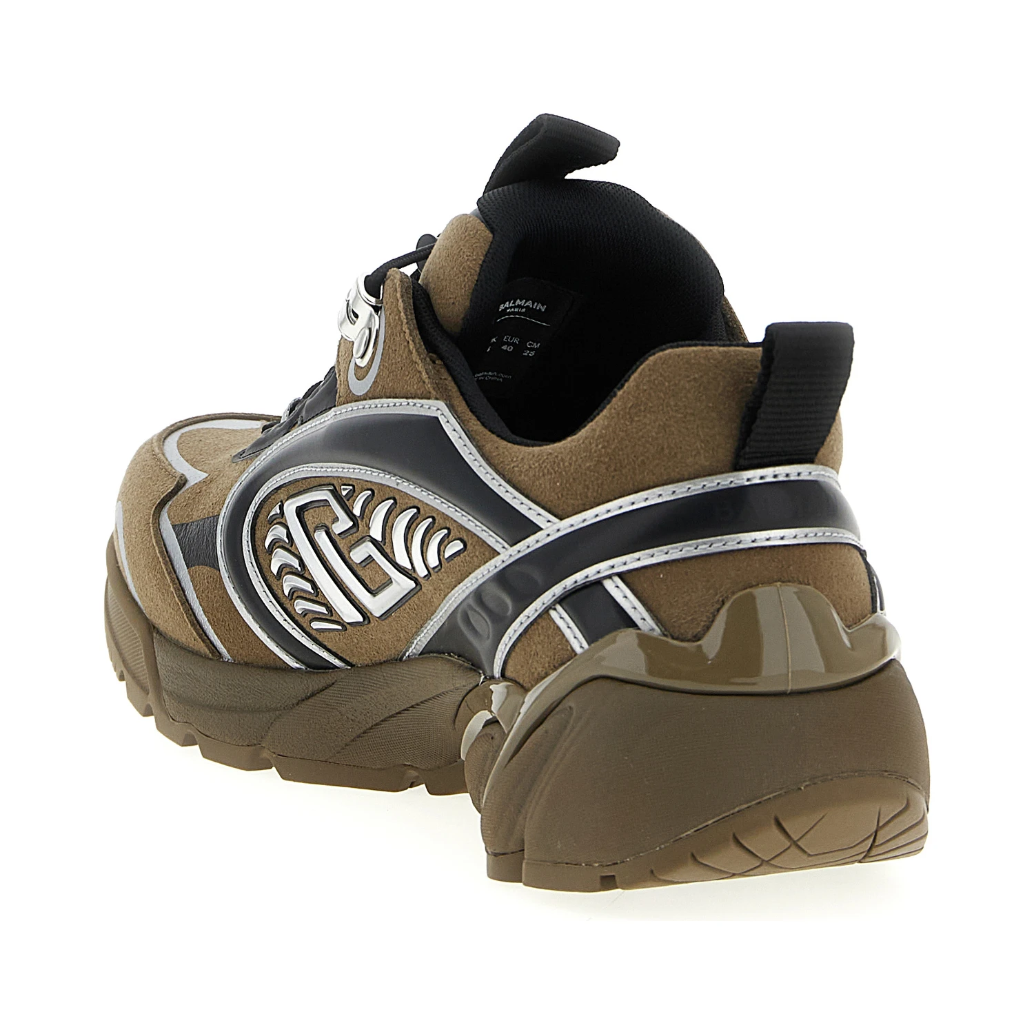 Bicolor Polyethylene Athletic Sneakers