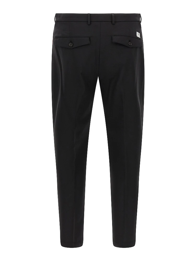 Black Virgin Wool Cropped Pants alternative