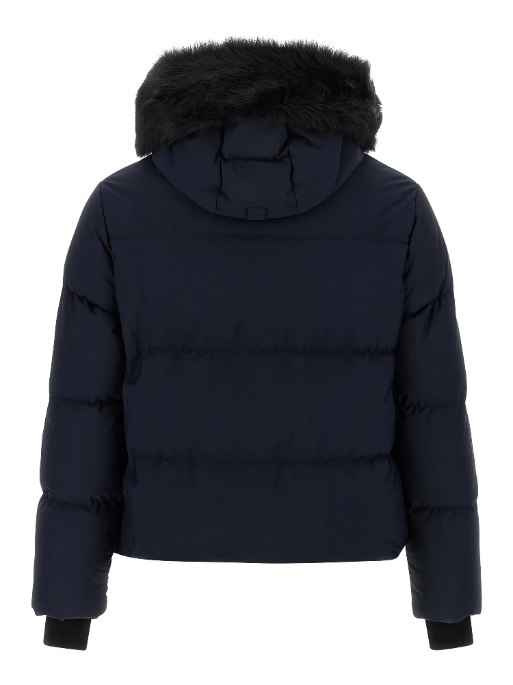 Blue Nylon Full-Length Jacket alternative