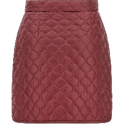 Bordeaux Polyamide Long Skirt