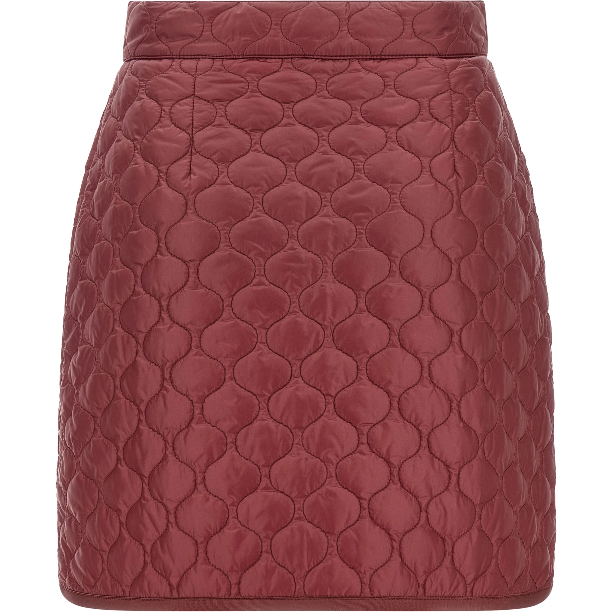 Bordeaux Polyamide Long Skirt