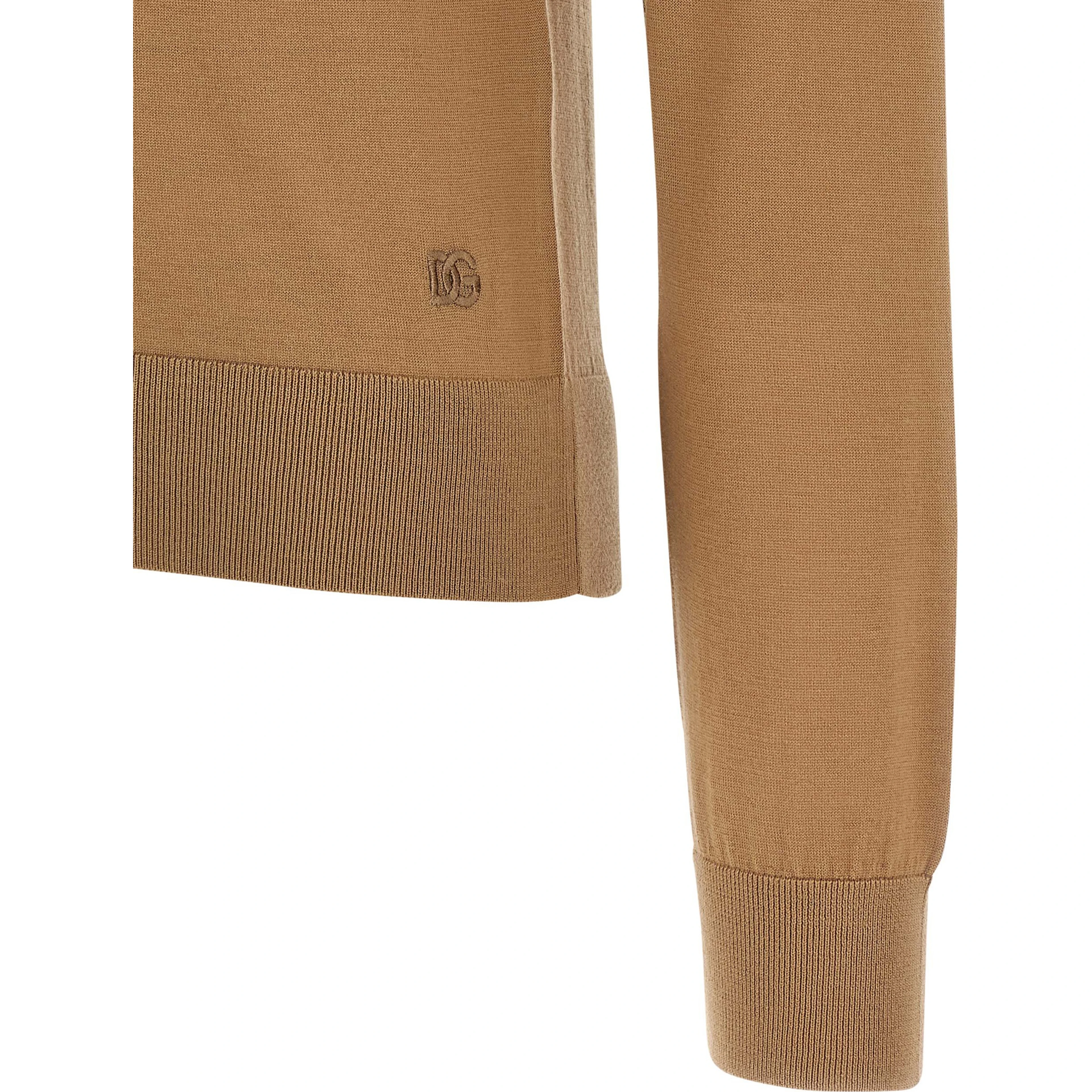 Beige Cashmere Cardigan