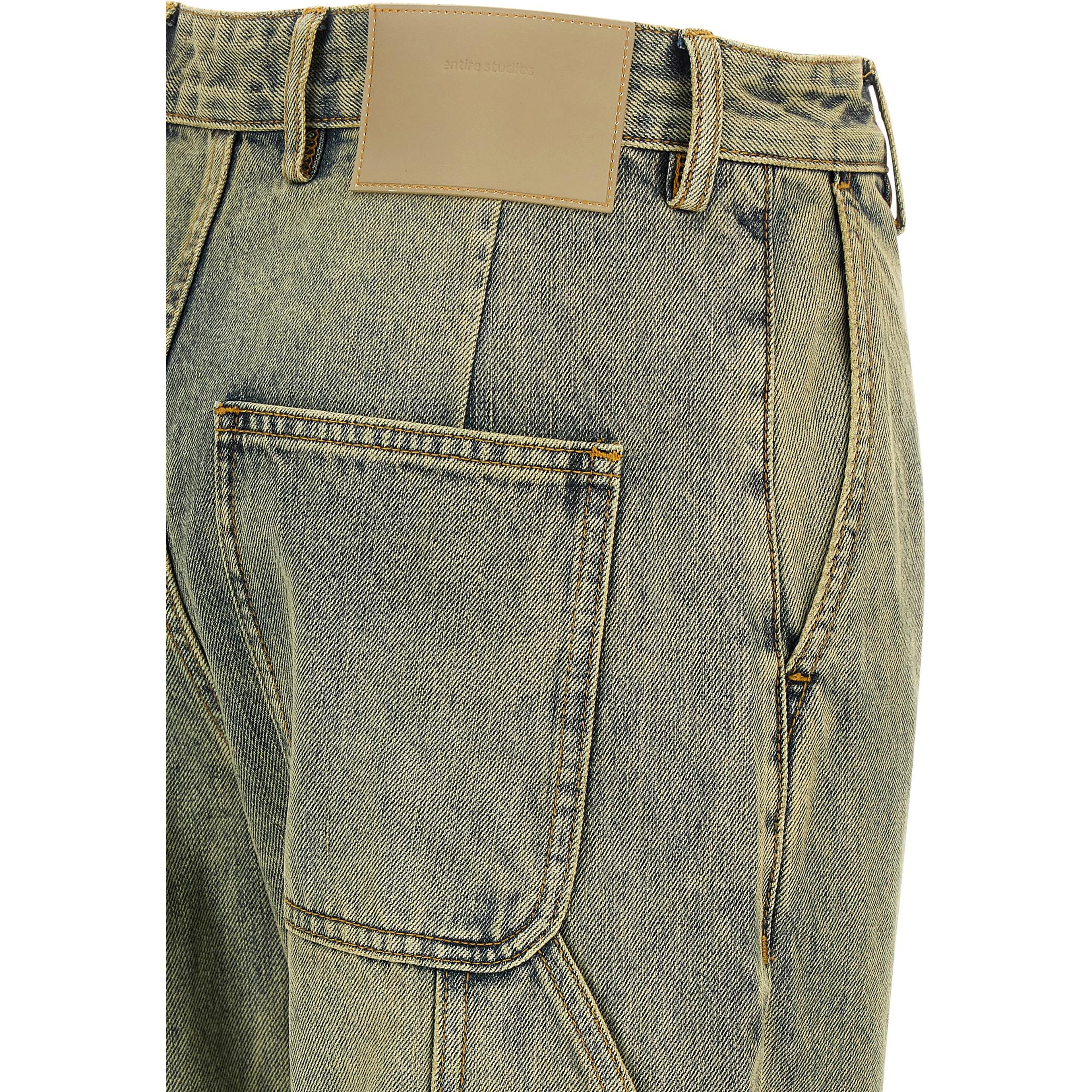 Bicolor Cotton Jeans Denim