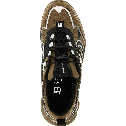 Bicolor Polyethylene Athletic Sneakers