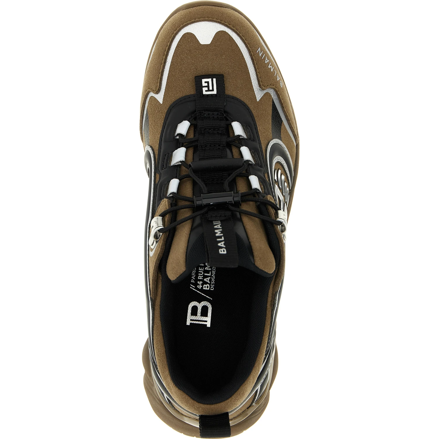 Bicolor Polyethylene Athletic Sneakers