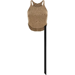 Beige Cotton Tank Tops
