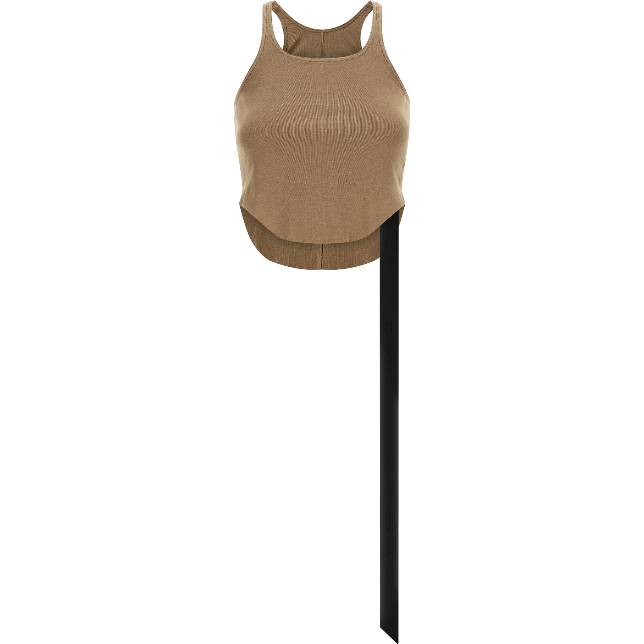 Beige Cotton Tank Tops