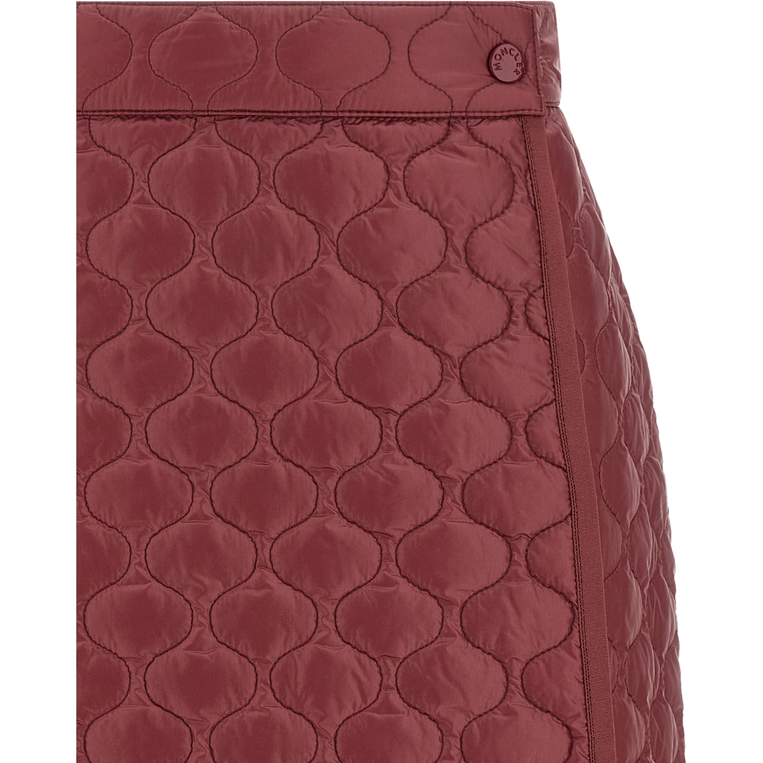 Bordeaux Polyamide Long Skirt