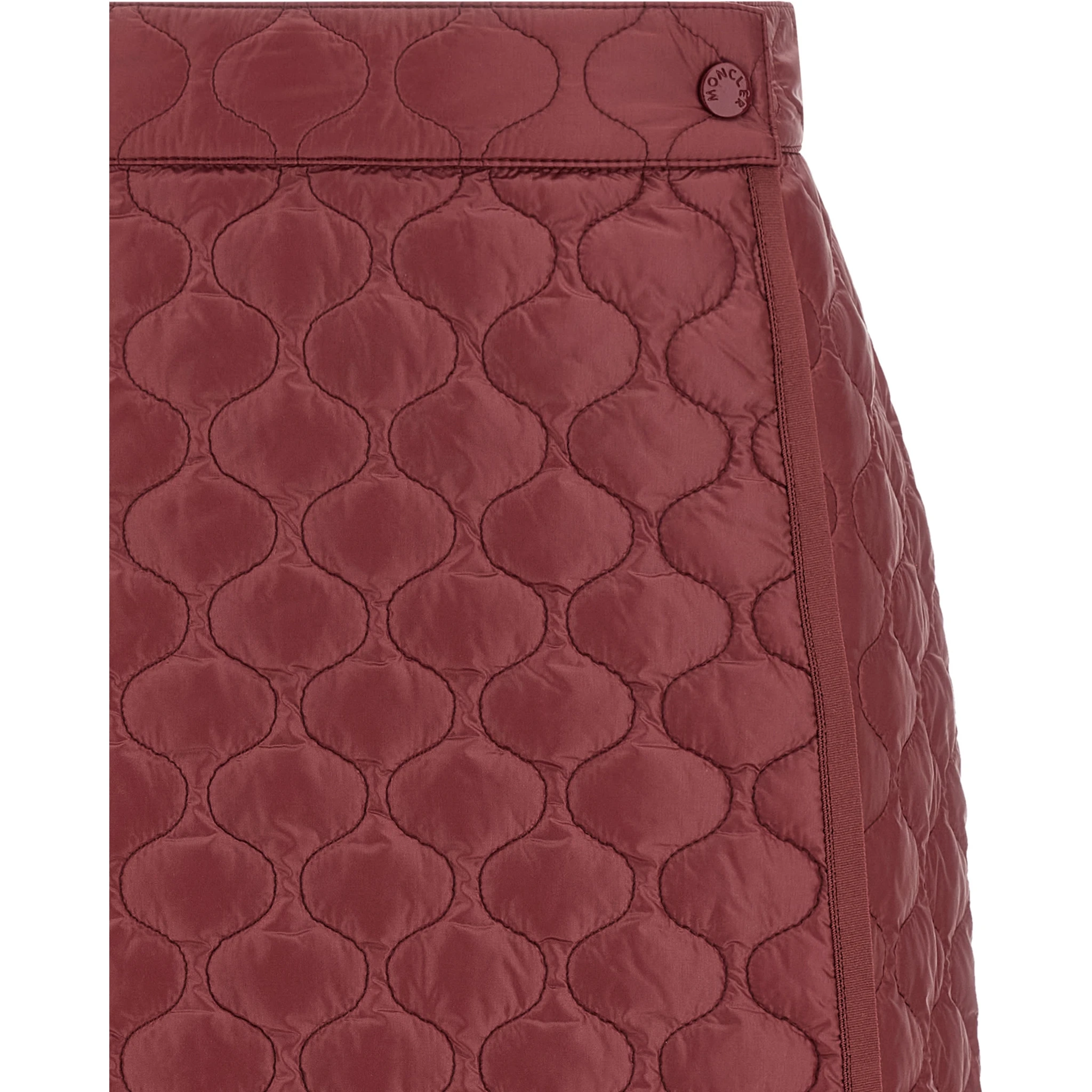 Bordeaux Polyamide Long Skirt