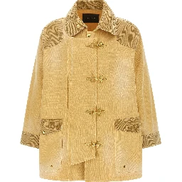 Beige Cotton Coat