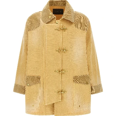 Beige Cotton Coat