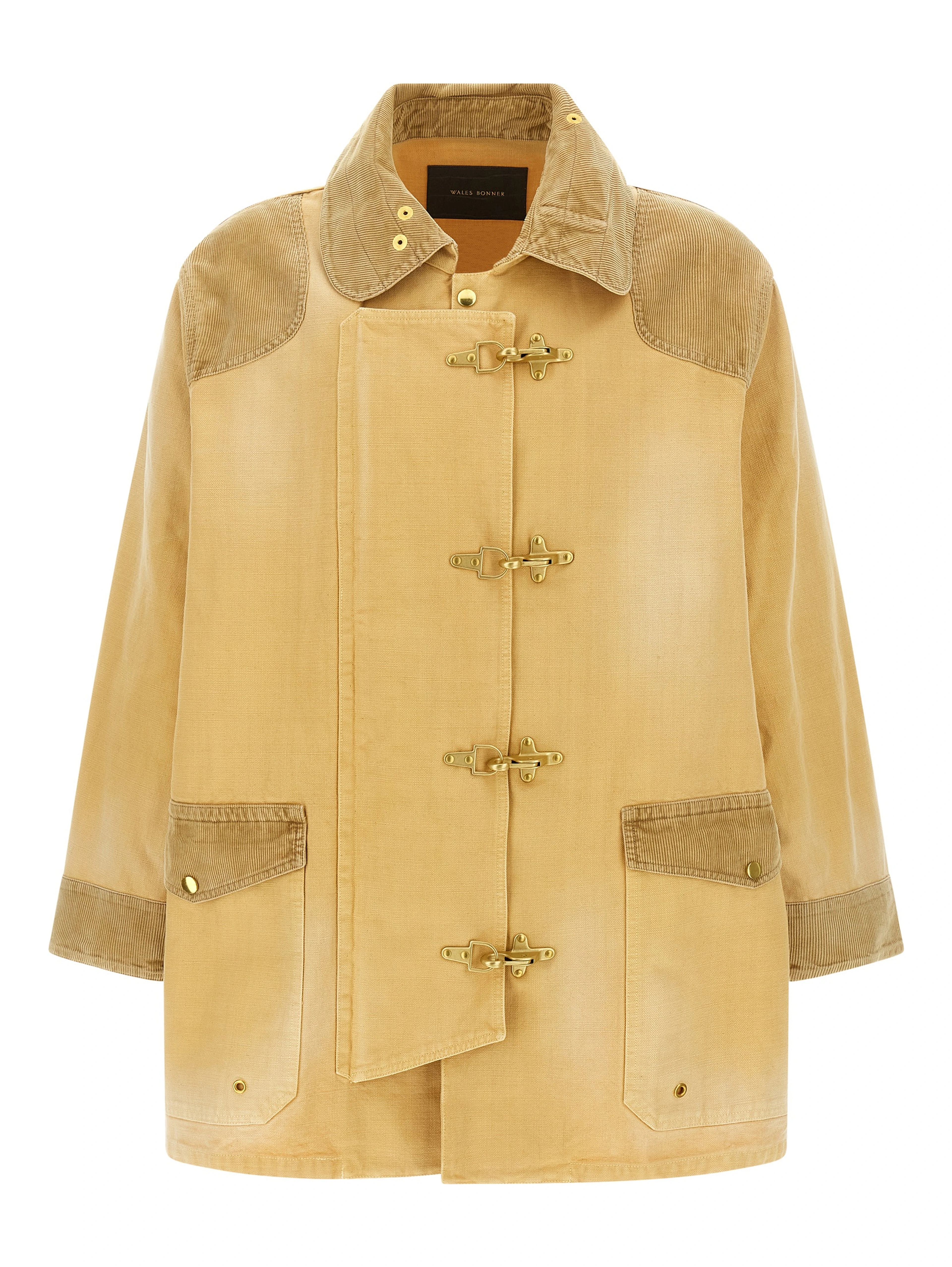 Beige Cotton Coat