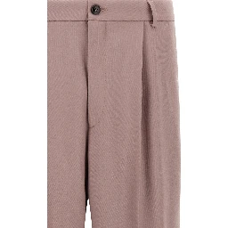 Multicolor Wool Dress Pants