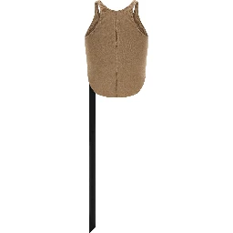 Beige Cotton Tank Tops