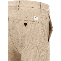 Beige Cotton Chino Pants