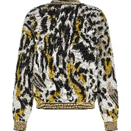 Multicolor Polyamide Cardigan