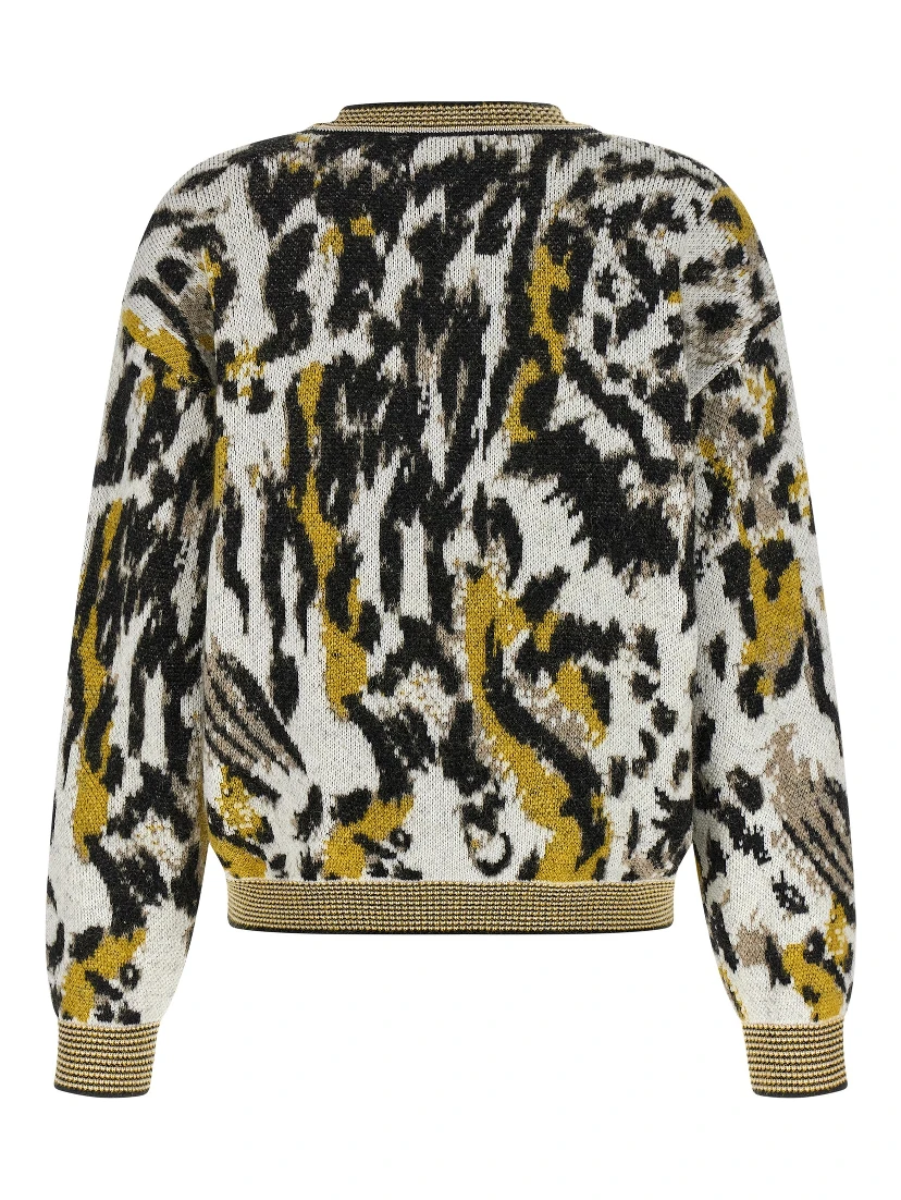 Multicolor Polyamide Cardigan
