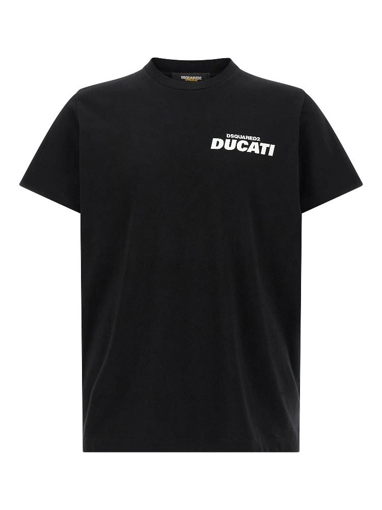 Bicolor Cotton T-Shirt
