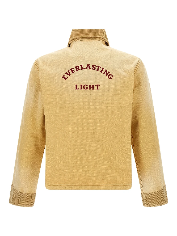 Beige Cotton Denim Jacket alternative