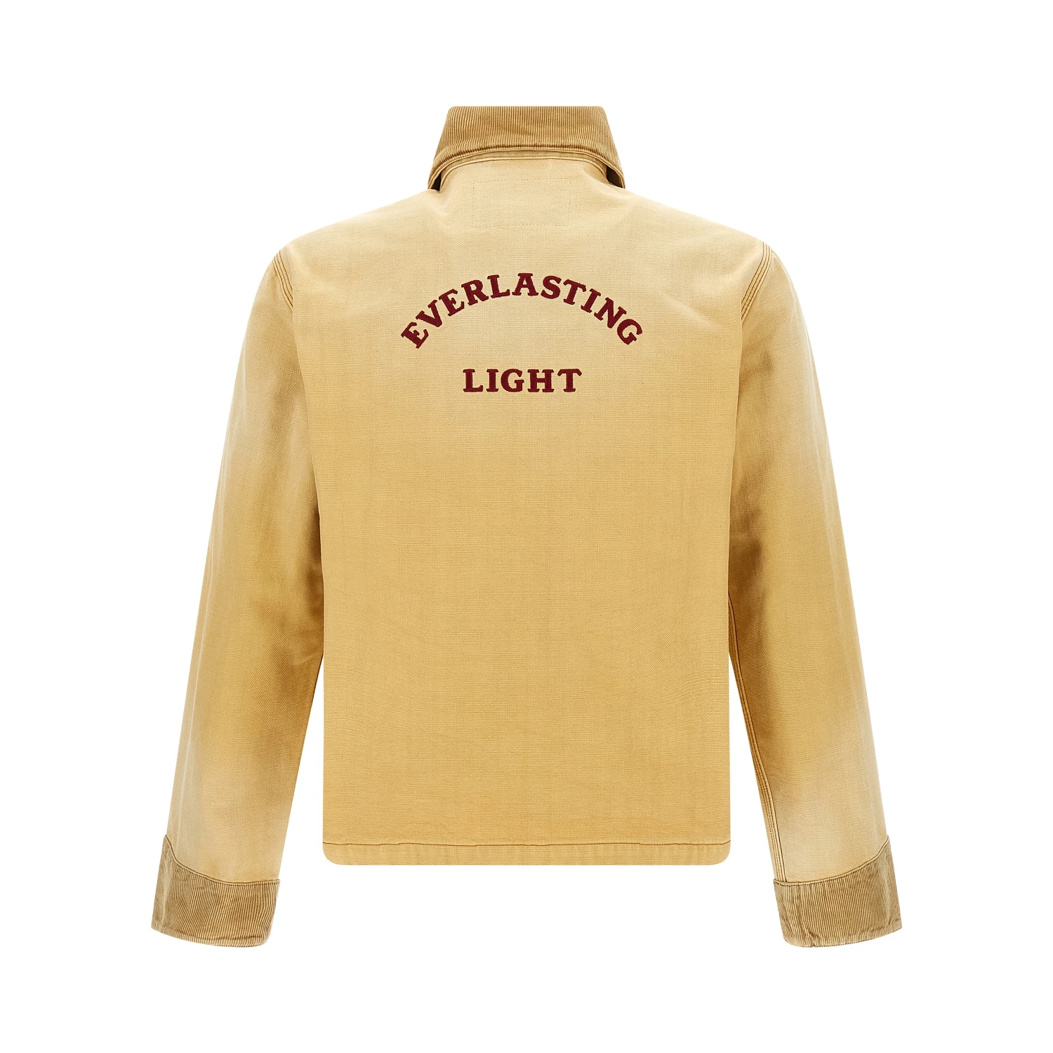 Beige Cotton Denim Jacket