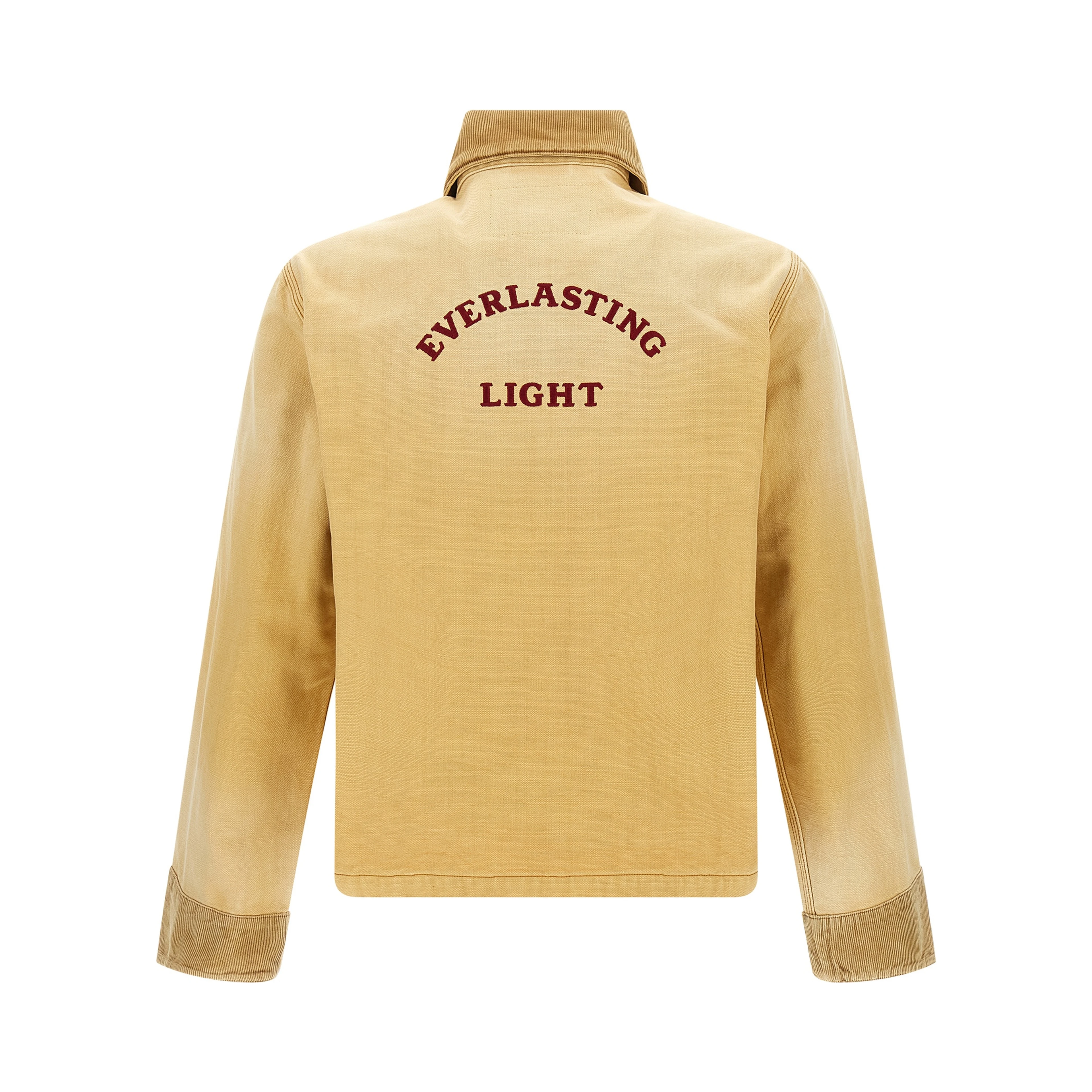 Beige Cotton Denim Jacket
