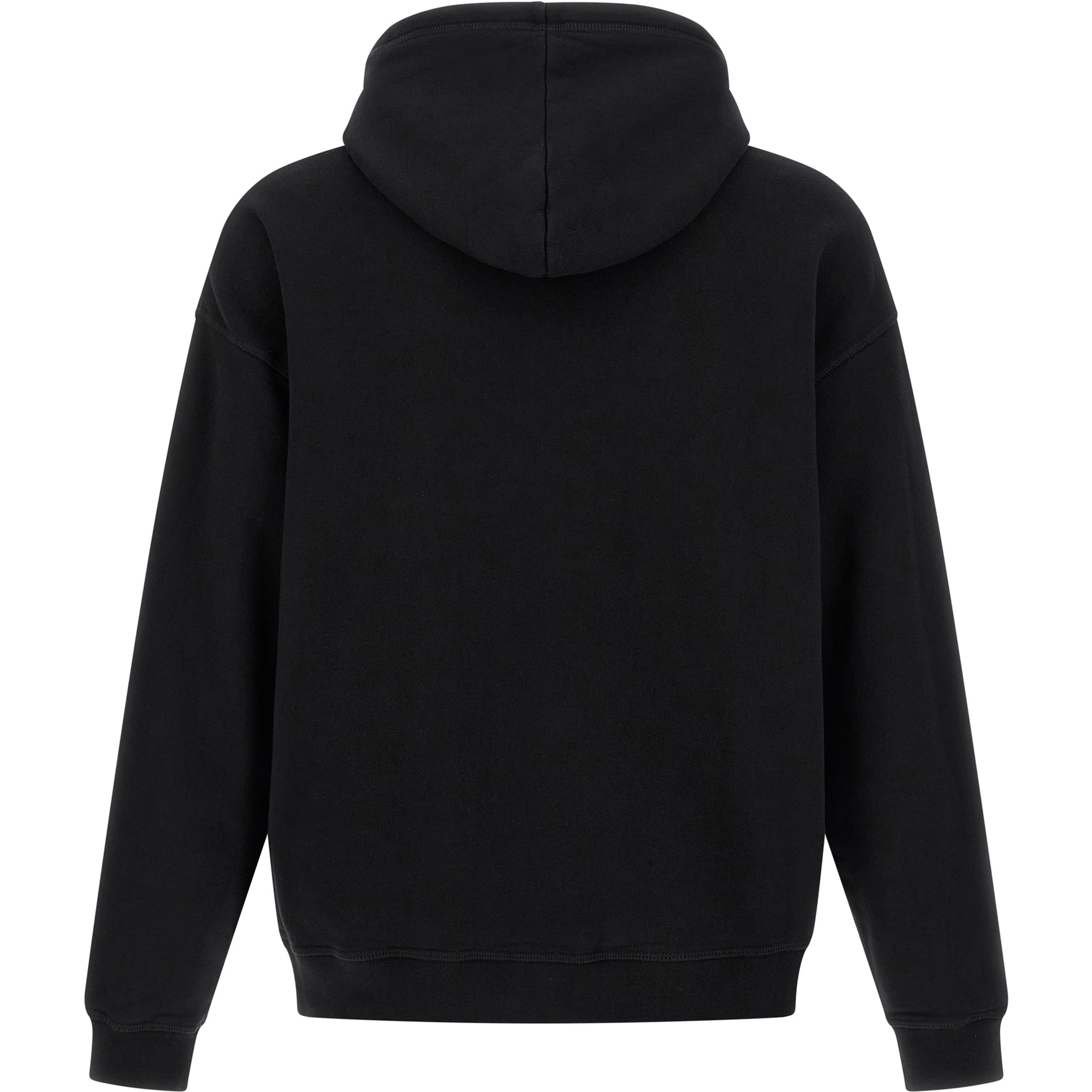 Black Cotton Sweatshirt