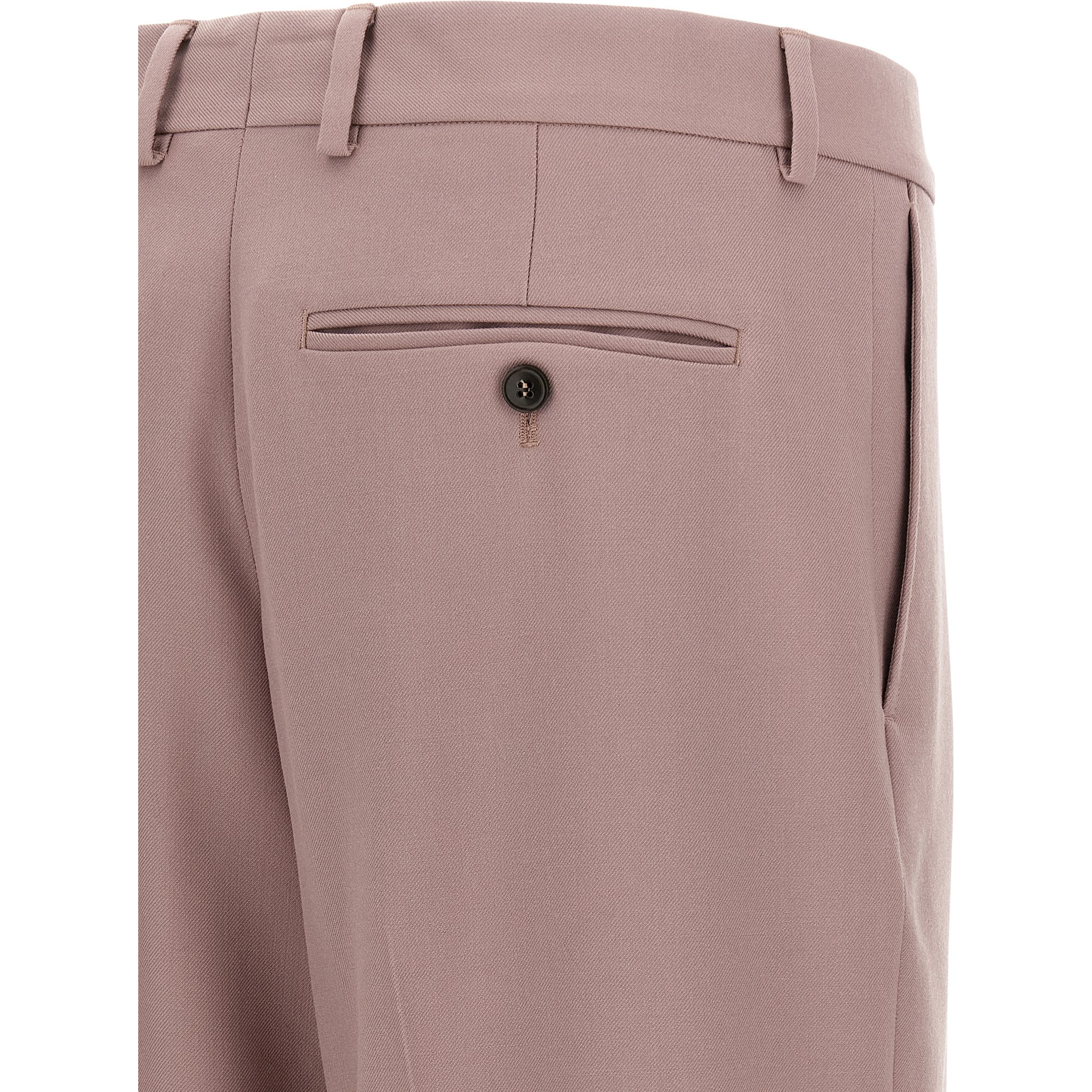 Multicolor Wool Dress Pants