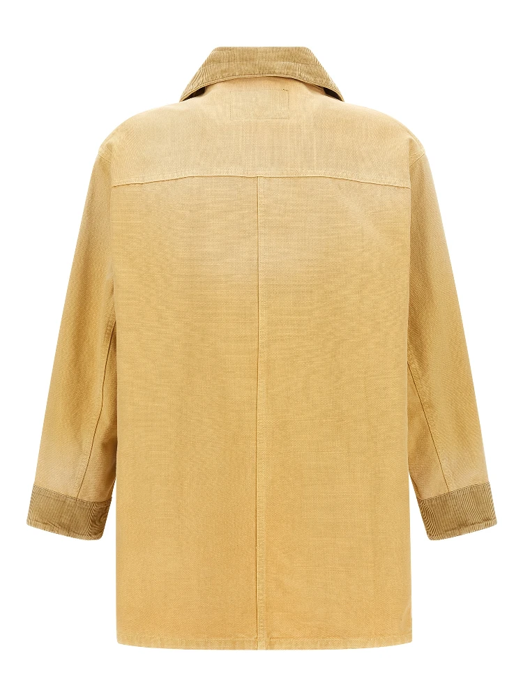 Beige Cotton Coat alternative
