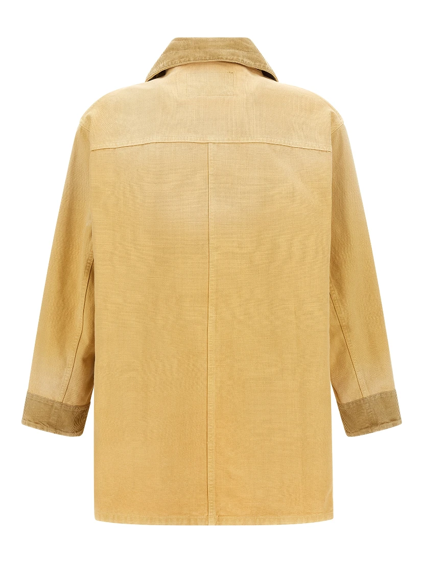 Beige Cotton Coat