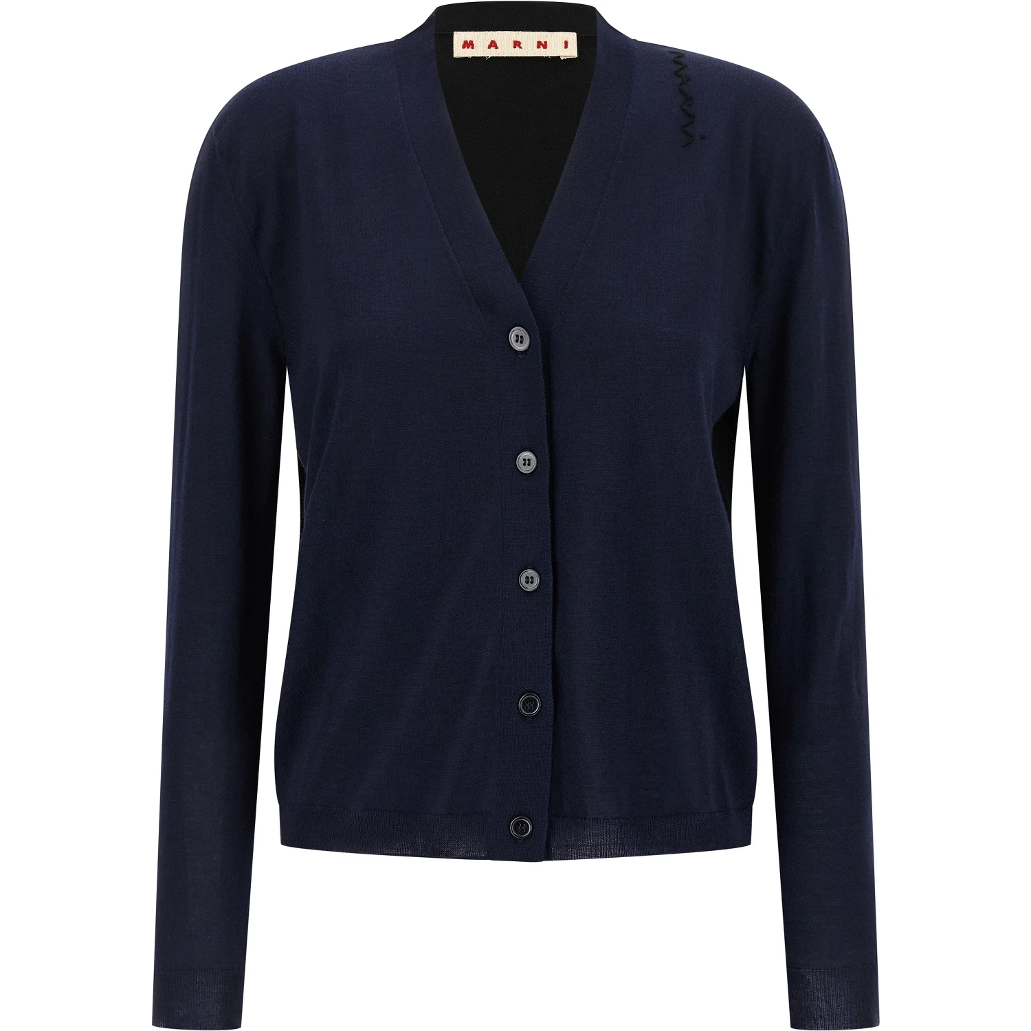 Multicolor Virgin Wool Cardigan
