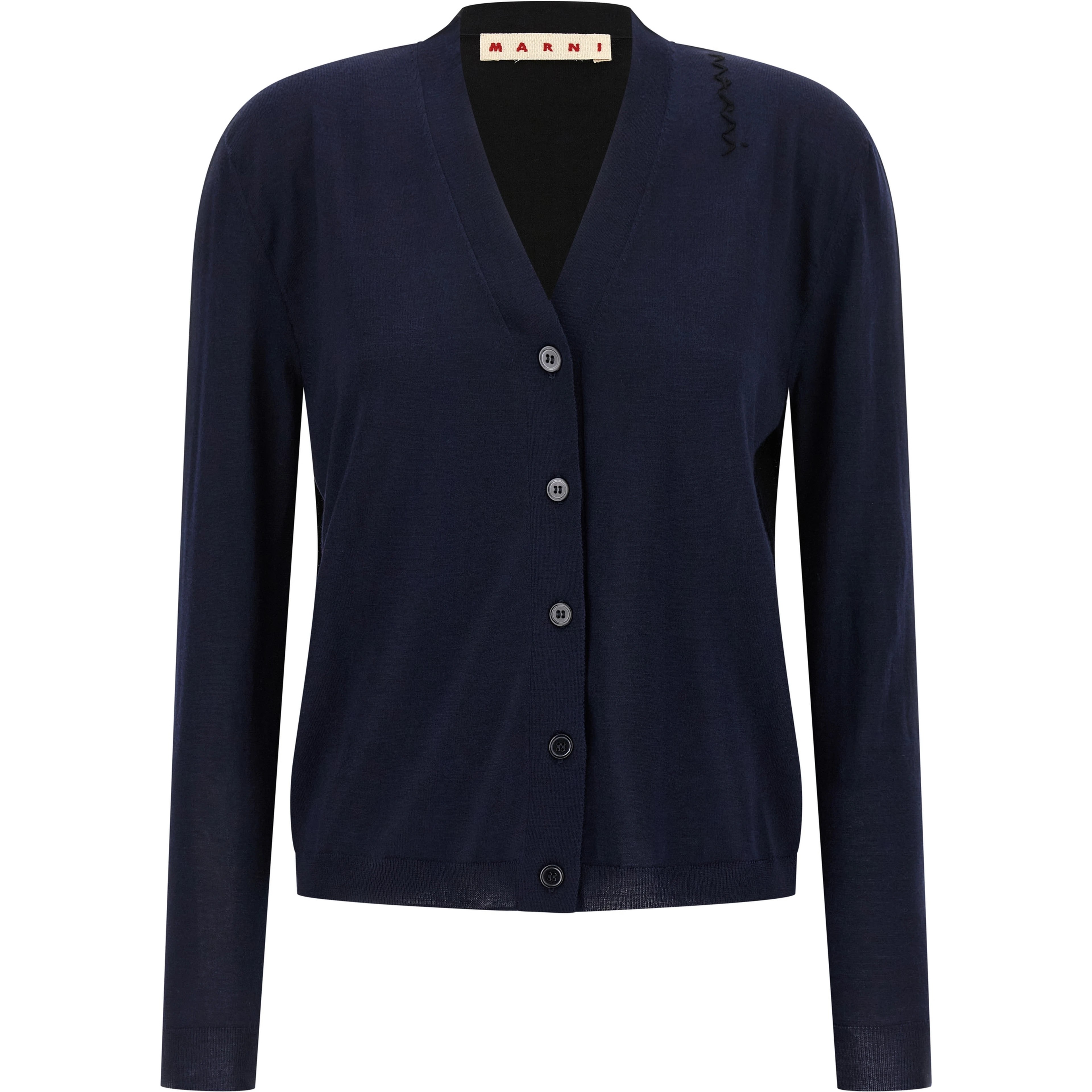 Multicolor Virgin Wool Cardigan