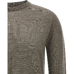 Gray Wool Cardigan