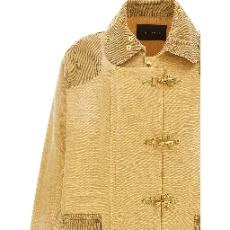 Beige Cotton Coat