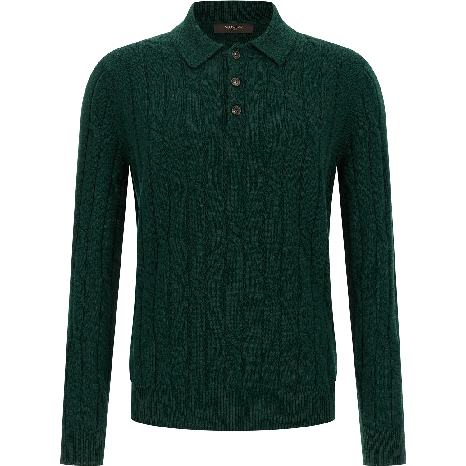 Bicolor Virgin Wool Polo Shirt