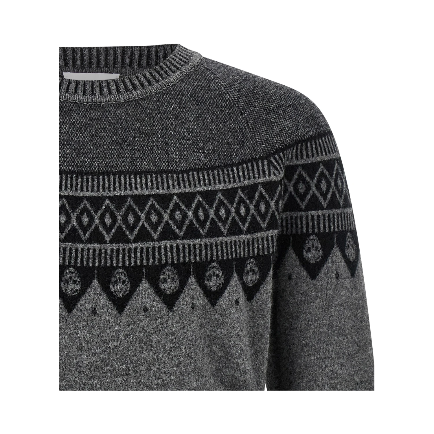 Gray Wool Cardigan