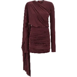 Bordeaux Copper Short Dress